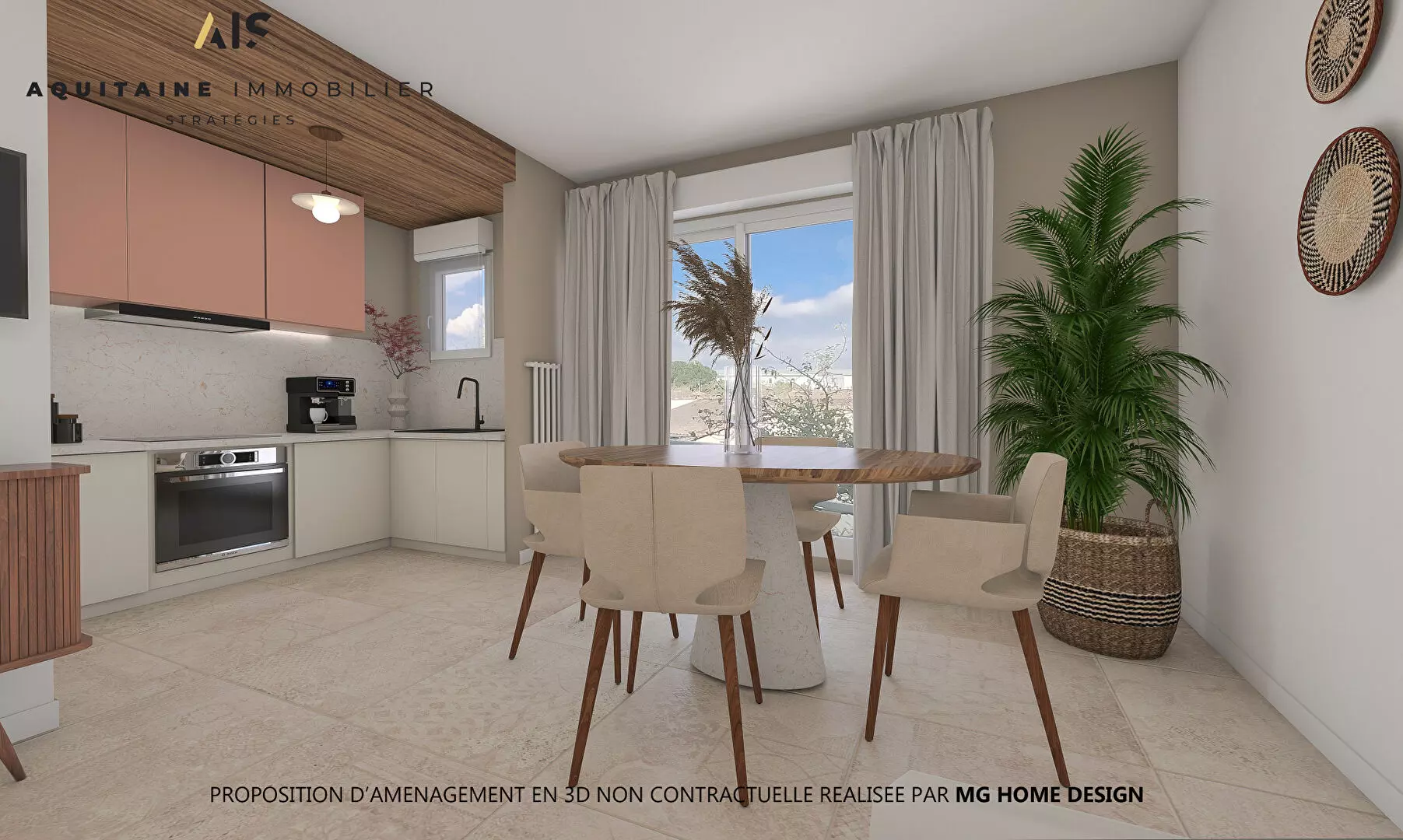 AQUITAINE IMMOBILIER STRATÉGIES - EXCLUSIVITÉ - T2 46 M²  - LIBRE DE TOUTE OCCUPATION - ASCENSEUR - BALCON -  PARKING  PRIVATIF - BUXEROLLES / MEGA CGR. / image 9