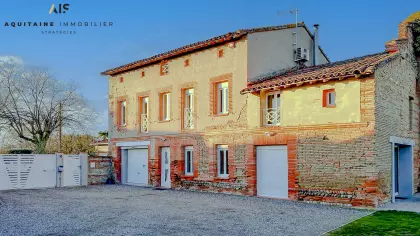 AQUITAINE IMMOBILIER STRATÉGIES - ANCIENNE FERME TOULOUSAINE RENOVEE - 6 PIECES - 264M2  - PISCINE / image 0